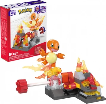 Blocks Mega Pokemon Charmanders Fire Attack