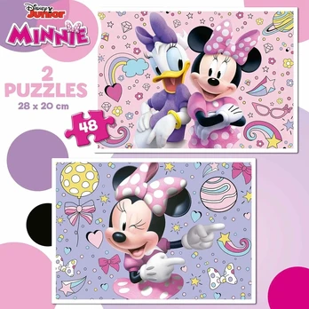 Educa 19674 2x48 Minnie Dėlionės Vaikams