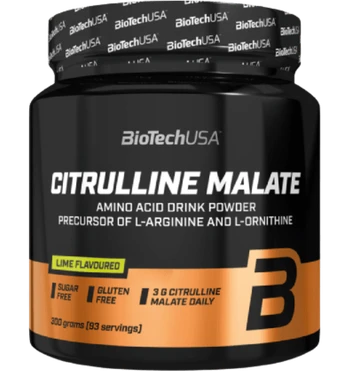 BioTech Citrulline Malate, Lime, 300 g
