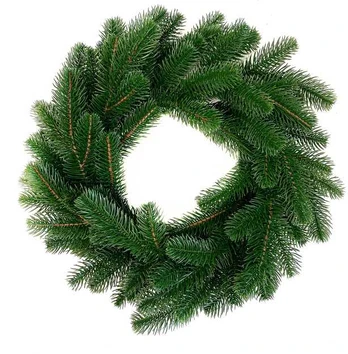 PE Christmas wreath Lux 40 cm žalias