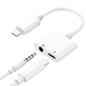 Adapteris bluetooth ADP13 iš Lightning į Lightning + 3,5mm baltas kaina