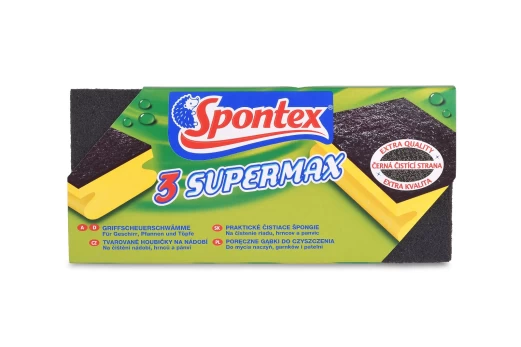 Figūrinės šveičiamosios kempinėlės SPONTEX SUPERMAX, 3 vnt.