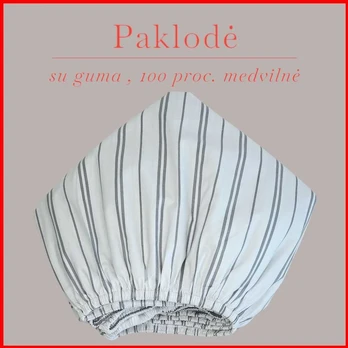 Paklodė su guma - 200x200+20cm.