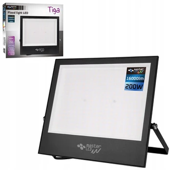 Led Prožektorius 200w, 4500k, Ip65, Neutrali Balta