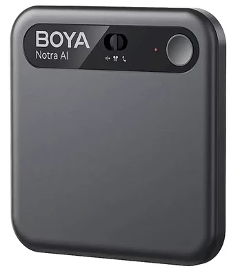 Boya Notra AI Note Taker, black