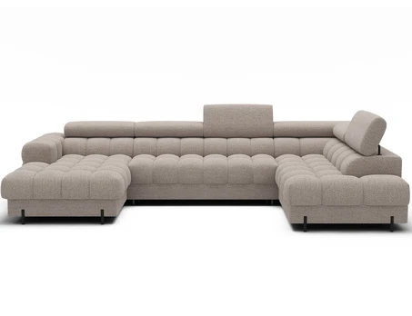 Eltap Kampinė sofa, Feraria, 358x202x93 cm, Beži.