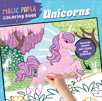 Magic Paper Coloring Book Unicorns