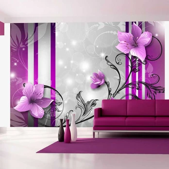 Artgeist Fototapetas - Violet buds