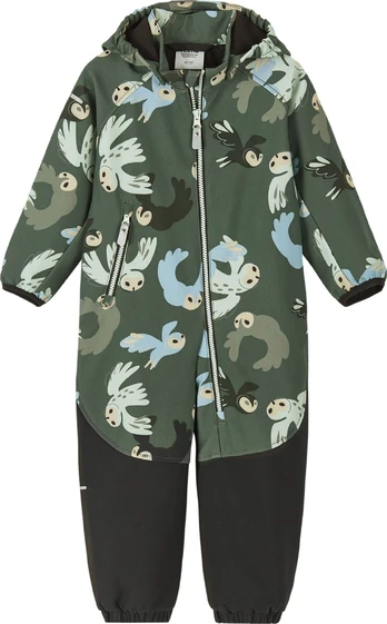 REIMA Mjosa 5100006D Softshell kombinezonas (Žalias/Pelėdos) - 98