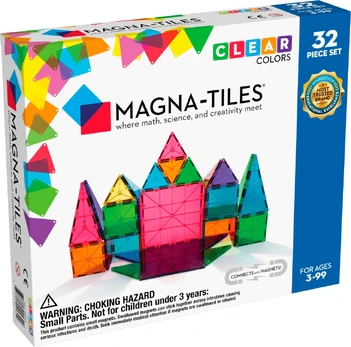 Magna-Tiles - Clear Colours 32 pcs - (90208)
