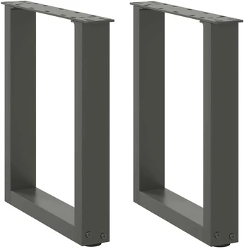 Kavos staliuko kojelės, U formos, 2 vnt., 38x(42-43)cm