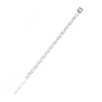 Tvirtinimo dirželis Elematic, poliamidas, balta, 98 mm x 2.5 mm