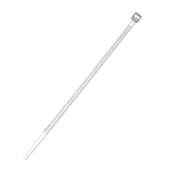 Tvirtinimo dirželis Elematic, poliamidas, balta, 98 mm x 2.5 mm kaina