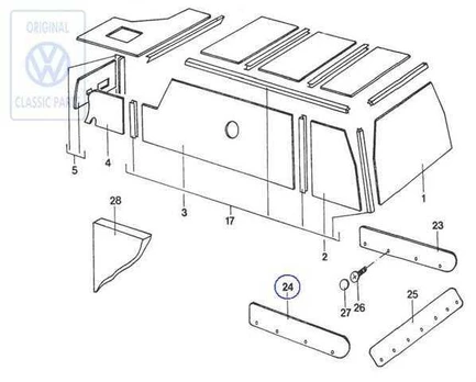 Vag Lt Mk1 Camper 1983 1996 Originalus 281070004E