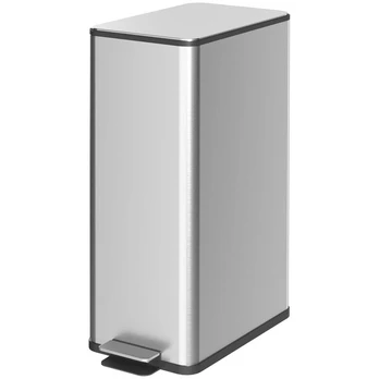 Šiukšliadėžės virtuvei Sidabrinė, 20 l