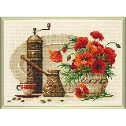 Coffee Deimantinės Mozaikos rinkinys iš RIOLIS Nr.: AM0012