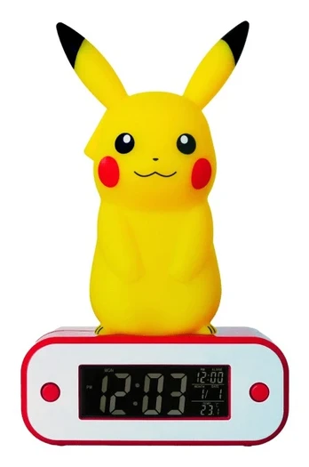 POKEMON - Pikachu - Alarm Clock with LED Lamp