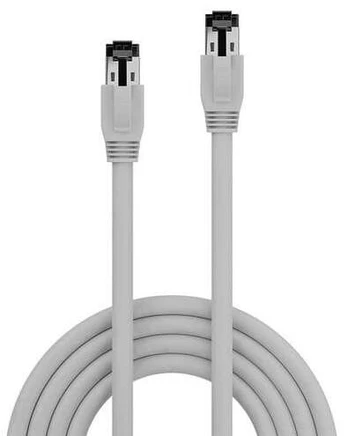 Lindy patch cable - 1 m - pilka