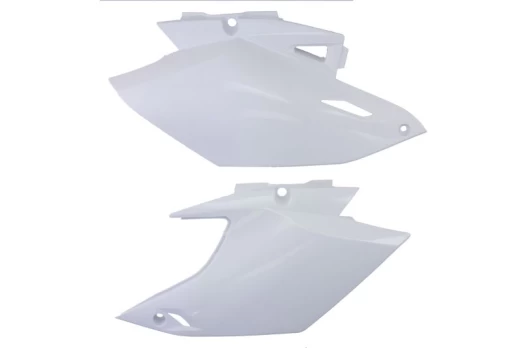 Side panels, colour White fits: YAMAHA WR 450 2012-2015