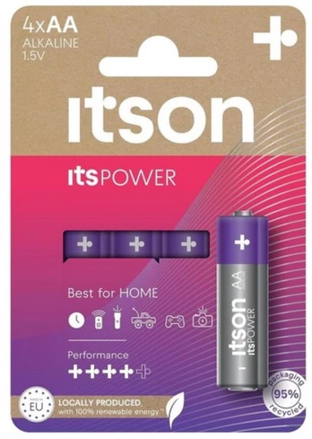 itson itsPOWER battery Alkaline LR6IPO/4CP