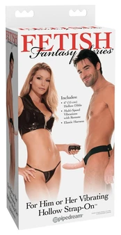 Fetish Fantasy Vibruojantis tuščiaviduris Strap-on