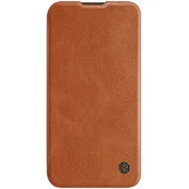 Dėklas Nillkin Qin Pro Leather Case iPhone 14 Plus Rudas kaina