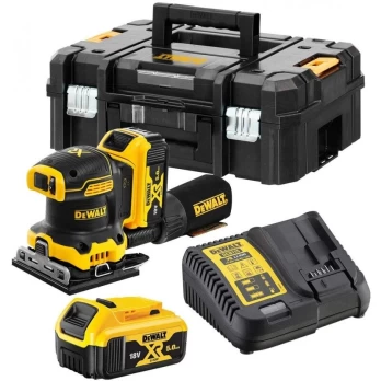DEWALT šlifuoklis vibracinis 18V DCW200P2 2x5Ah