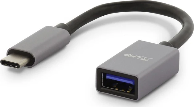 USB adapteris LMP USB-C - USB Pilkas (LMP -USBC-USBA- SG)