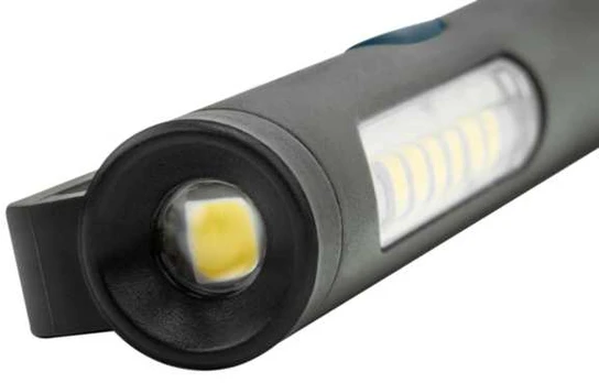 Ansmann PL130B, Hand prožektorius, Juodas, Acrylonitrile butadiene styrene (ABS), Plastic, Mygtukai, IP20, SMD LED