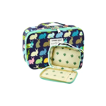 Lean School Pieštukas Case Organizer Roomy Additional Pocket Navy Mėlyna 21.5cm