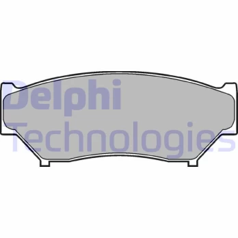 DELPHI LP0967 Brake pad set