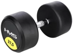HG PRO 37.5 KG RUBBER DUMBBELL HMS kaina
