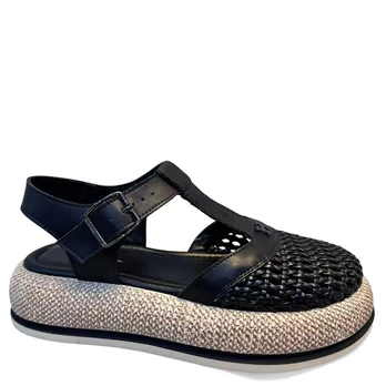 SERGIO MORETTI Basutės moterims, Juoda, Sandals