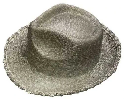 Rubies Sølv gangsterhat