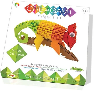 Creativamente 3D origami S rinkinys CREAGAMI | Chameleonas
