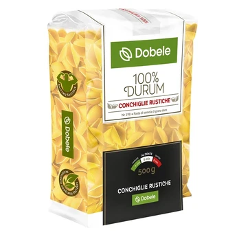 Makaronai DOBELE CONCHIGLIE RUSTICHE, 500 g