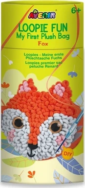 Kūrybinis mezgimo rinkinys Avenir Loopie Fun Fox CH201751, balta/oranžinė kaina
