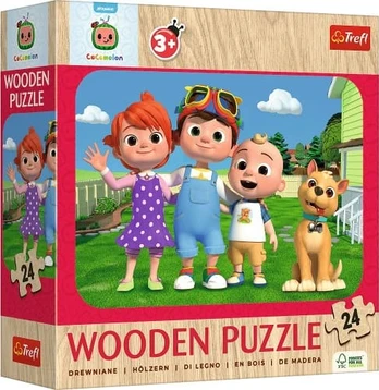 Wooden puzzle 24 elements Cocomelon