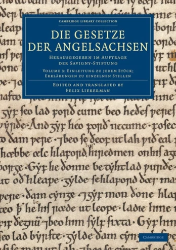 Die Gesetze der Angelsachsen