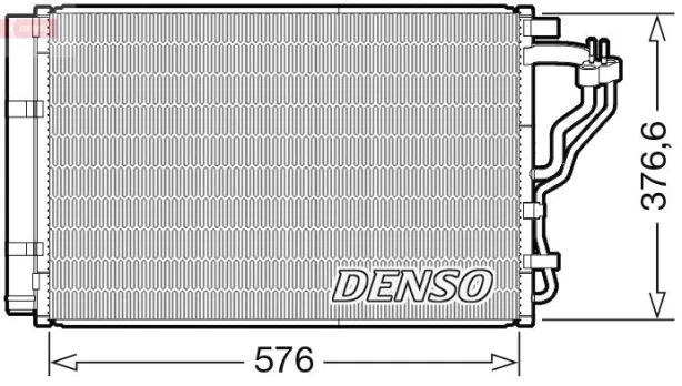 Kondensatorius, oro kondicionierius DENSO DCN43008