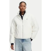 Tommy Jeans Demisezoninė striukė DW0DW22908 Balta Regular Fit