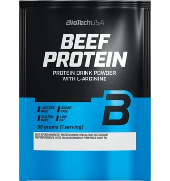 BioTech Beef Protein, Strawberry, 30 g