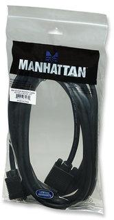 Kabelis Manhattan D-Sub (VGA) - D-Sub (VGA) 1.8m juoda (311731)