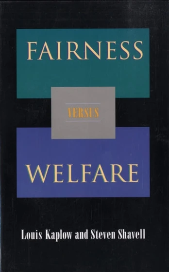 Fairness versus Welfare