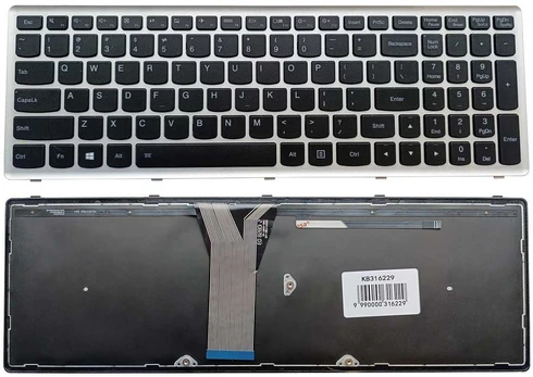 Klaviatūra LENOVO Z510, su pašvietimu, US