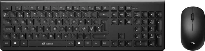 Bluecloud WD100 klaviatūra ir pelė