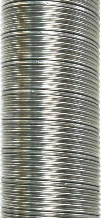 SpiroFlex 130 lankstus plieno vamzdis - 1,0 m