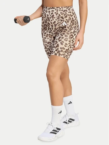 adidas Dviratininkų šortai Optime Essentials Workou KH4854 Smėlio Slim Fit