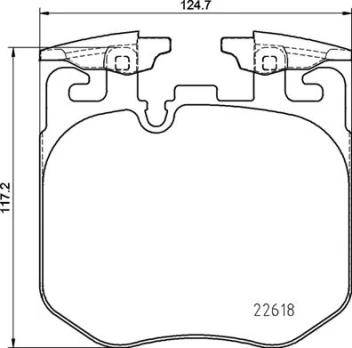 BREMBO P 06 106 Brake pad set