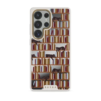 Ex Libris - Samsung Galaxy S25 Ultra Case, Elite Mirror Light (Magnetic) / Gold